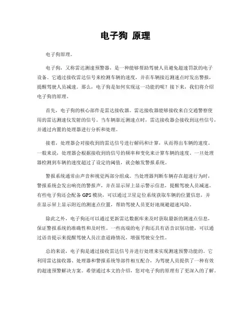 电子狗 原理