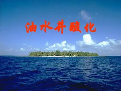 采油工培训课件-油水井酸化