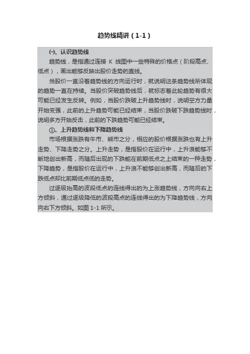 趋势线精讲（1-1）