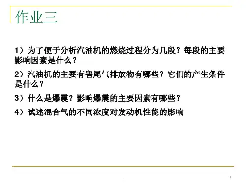 柴油机混合气形成和燃烧