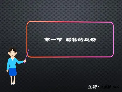 八年级生物上册第二章第一节动物的运动