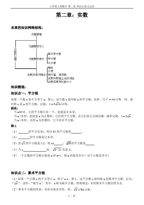 八年级上册数学-第二章-知识点复习总结
