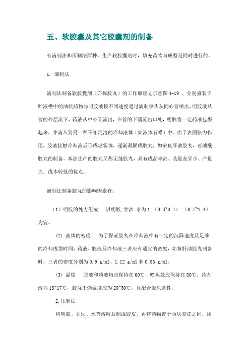 软胶囊