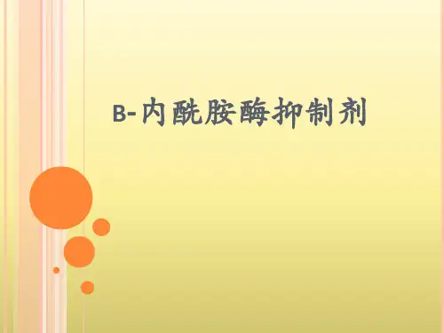 Β-内酰胺酶抑制剂