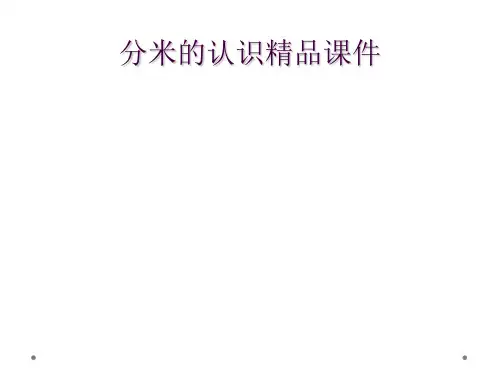 分米的认识精品课件