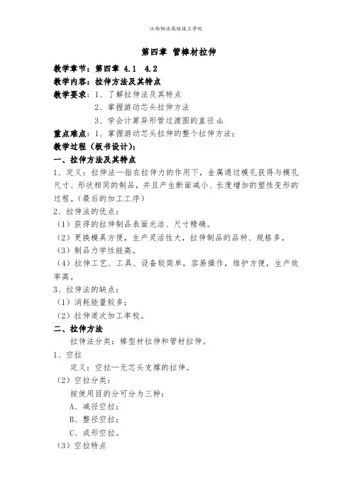 管棒材拉伸-江西铜业高级技工学校