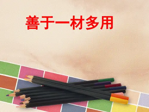 中考作文专题复习一材多用 ppt课件