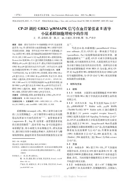 CP-25调控GRK2
