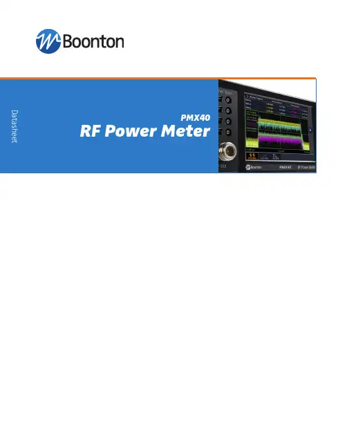 Boonton PMX40 RF Power Meter数据手册说明书