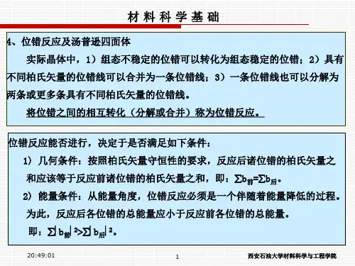 7第七节课-扩展位错和面缺陷