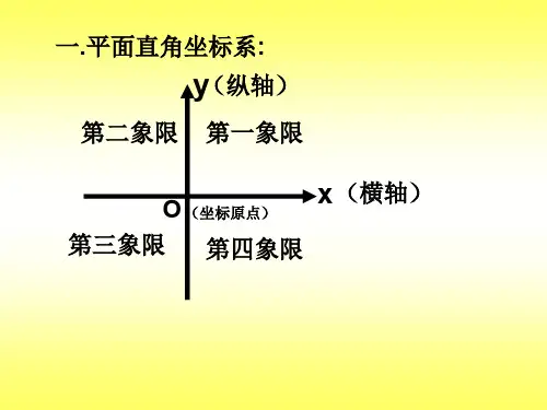 平面直角坐标系题型讲解