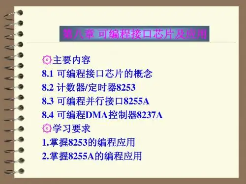08常用可编程并行接口芯片及应用