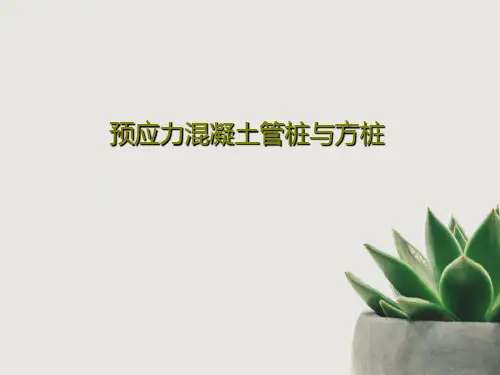 预应力混凝土管桩与方桩22页PPT