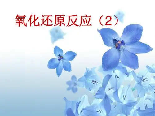 高三化学氧化还原反应3(新201907)
