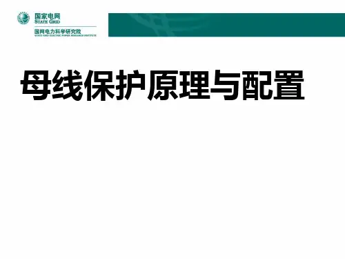 母线保护原理和配置课件