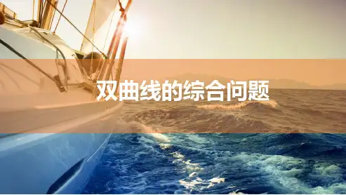 双曲线的综合问题-高中数学复习