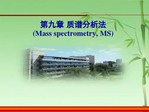第九章质谱分析法(共156张PPT)