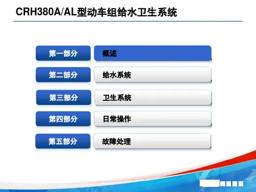 CRH380A动车组给水卫生系统ppt课件