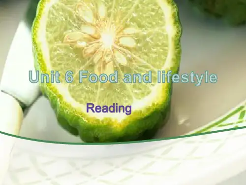 Unit+6+Food+and+lifestyle+Reading 牛津译林版英语七年级上册