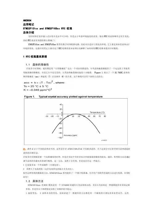stm32_RTC时钟校准