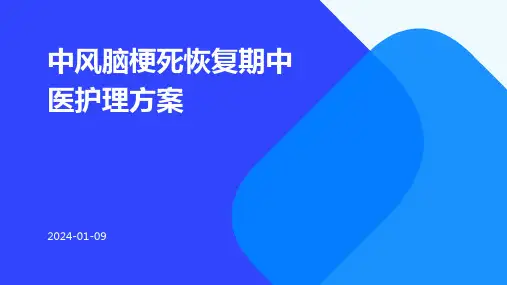 中风脑梗死恢复期中医护理方案
