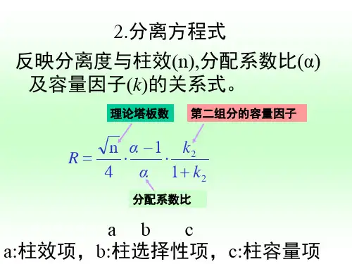 气相色谱法分离条件的选择