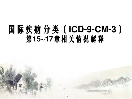 国际疾病分类第十五章肌肉骨骼系统手术