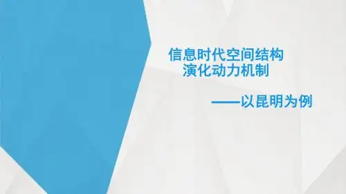 信息时代空间结构演化动力