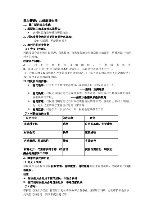 民主管理
