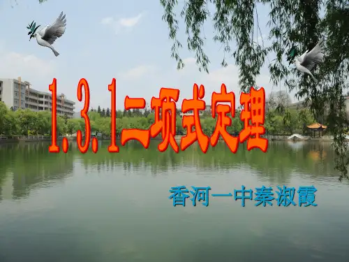 二项式定理公开课精53573ppt课件