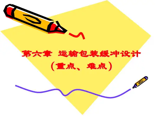 第六章运输包装缓冲设计  包装动力学教学课件