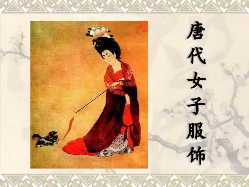唐代女子服饰改后1