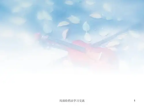 局部给药法ppt课件
