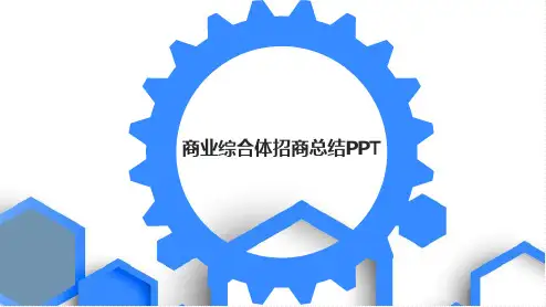 商业综合体招商总结PPT