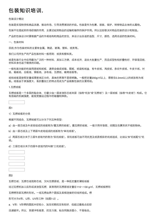 包装知识培训.