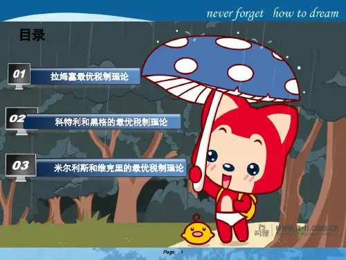 最优税制理论40页PPT文档