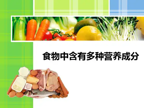 一、食物中含有多种营养成分.ppt(完整版)
