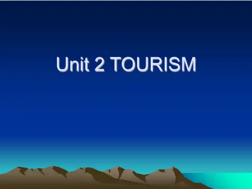 口译专题二旅游口译.ppt