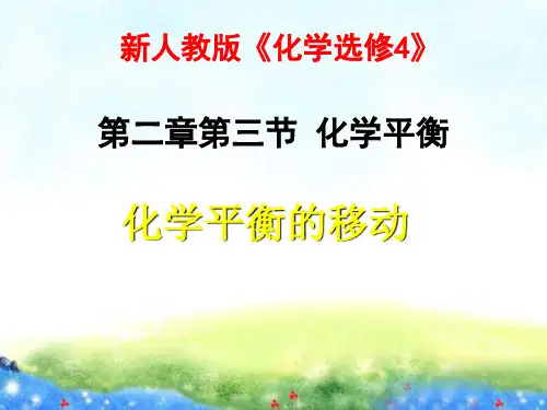高二化学人教版选修4第二章第三节2.3-化学平衡课件
