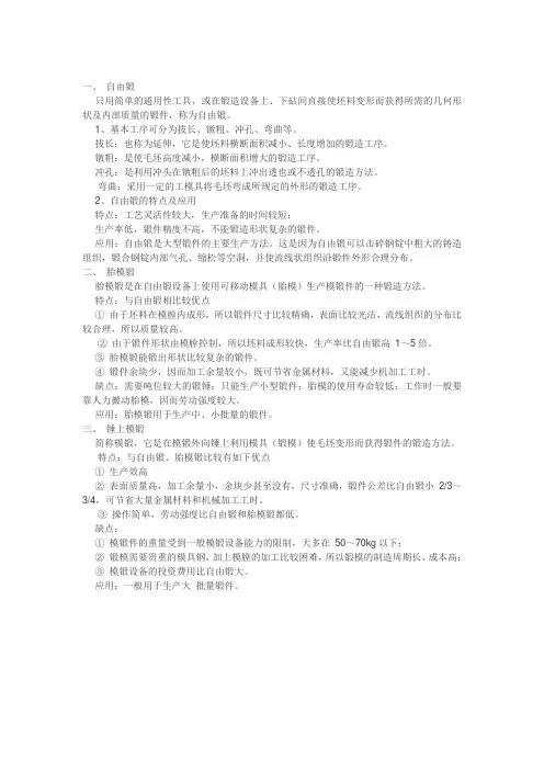 锻造工艺