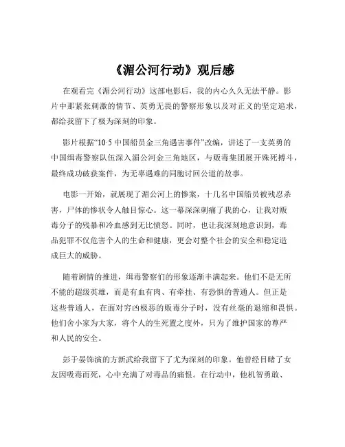 《湄公河行动》观后感