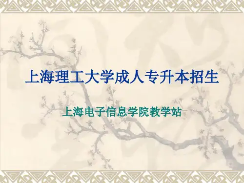 上海理工大学成人