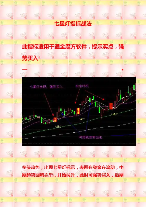 七星灯指标战法