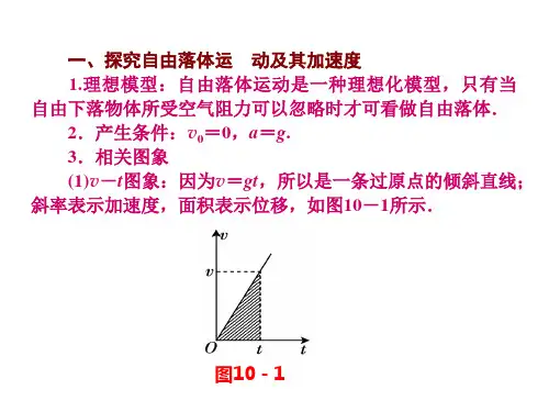 自由落体运动  课件 