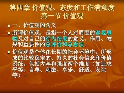 价值观ppt课件