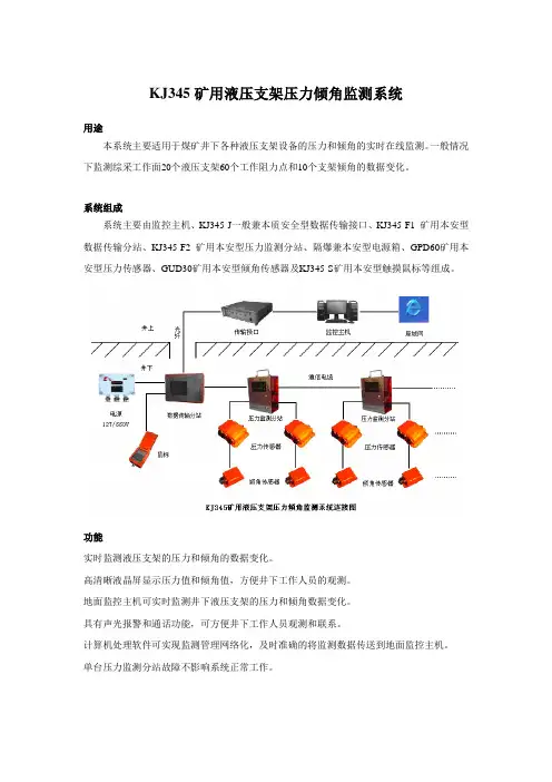 液压支架压力监控系统