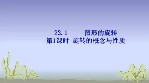 旋转的概念与性质