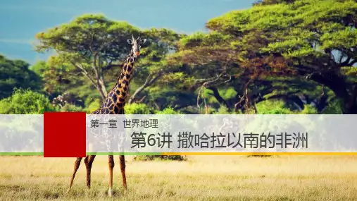 世界地理之撒哈拉以南的非洲