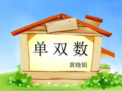 单双数PPT课件