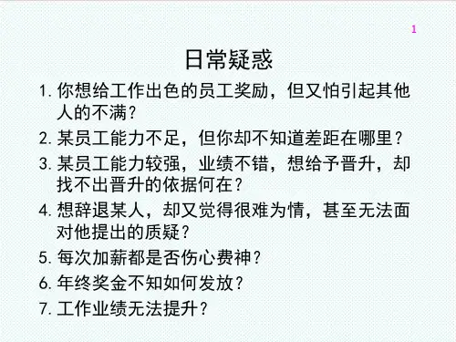 目标管理-目标与绩效考核课件 精品